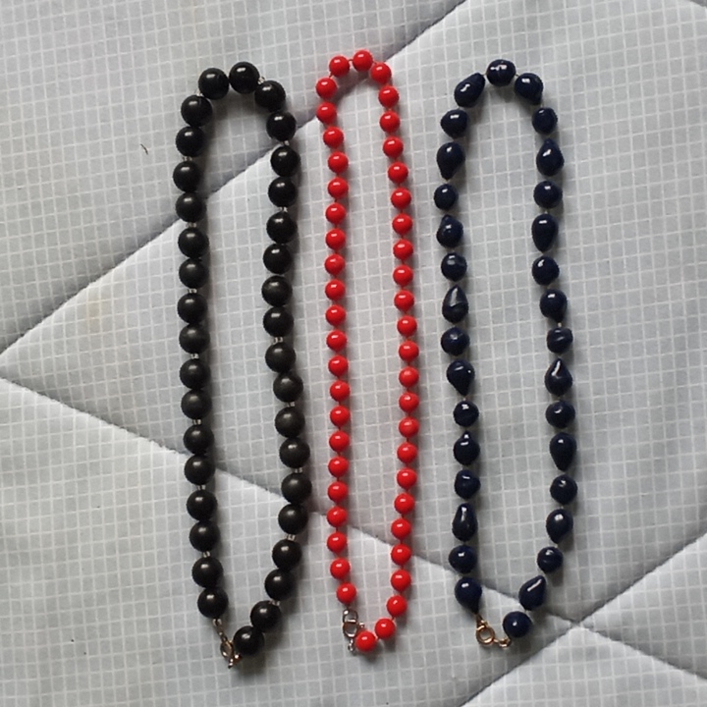 Bundle of 3 Vintage Costume Pearl Necklaces